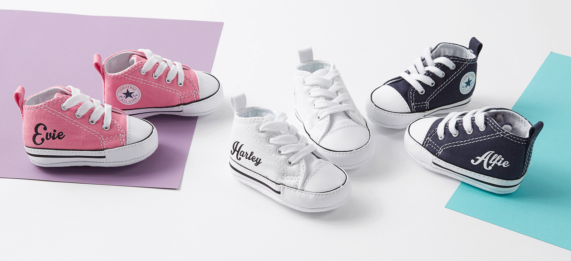 personalised baby converse