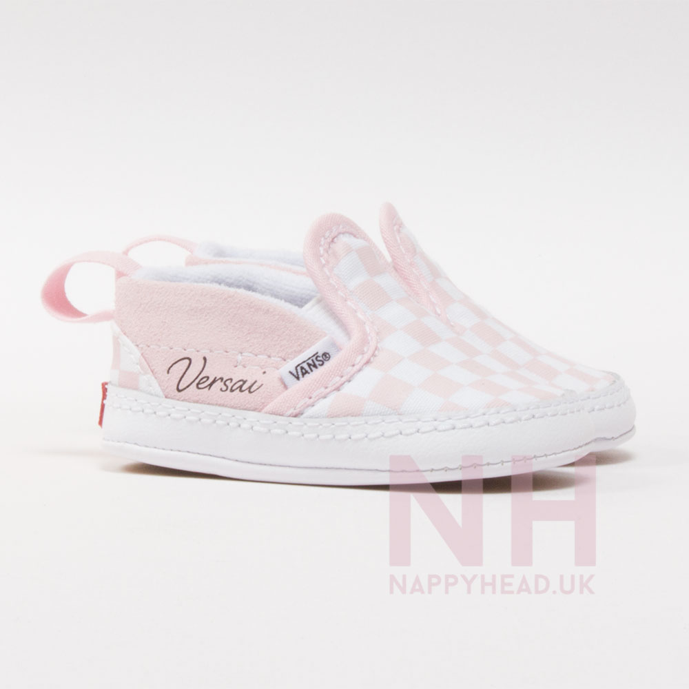 Unique Baby Clothes - Personalised Vans Baby Shoes - Nappy Head