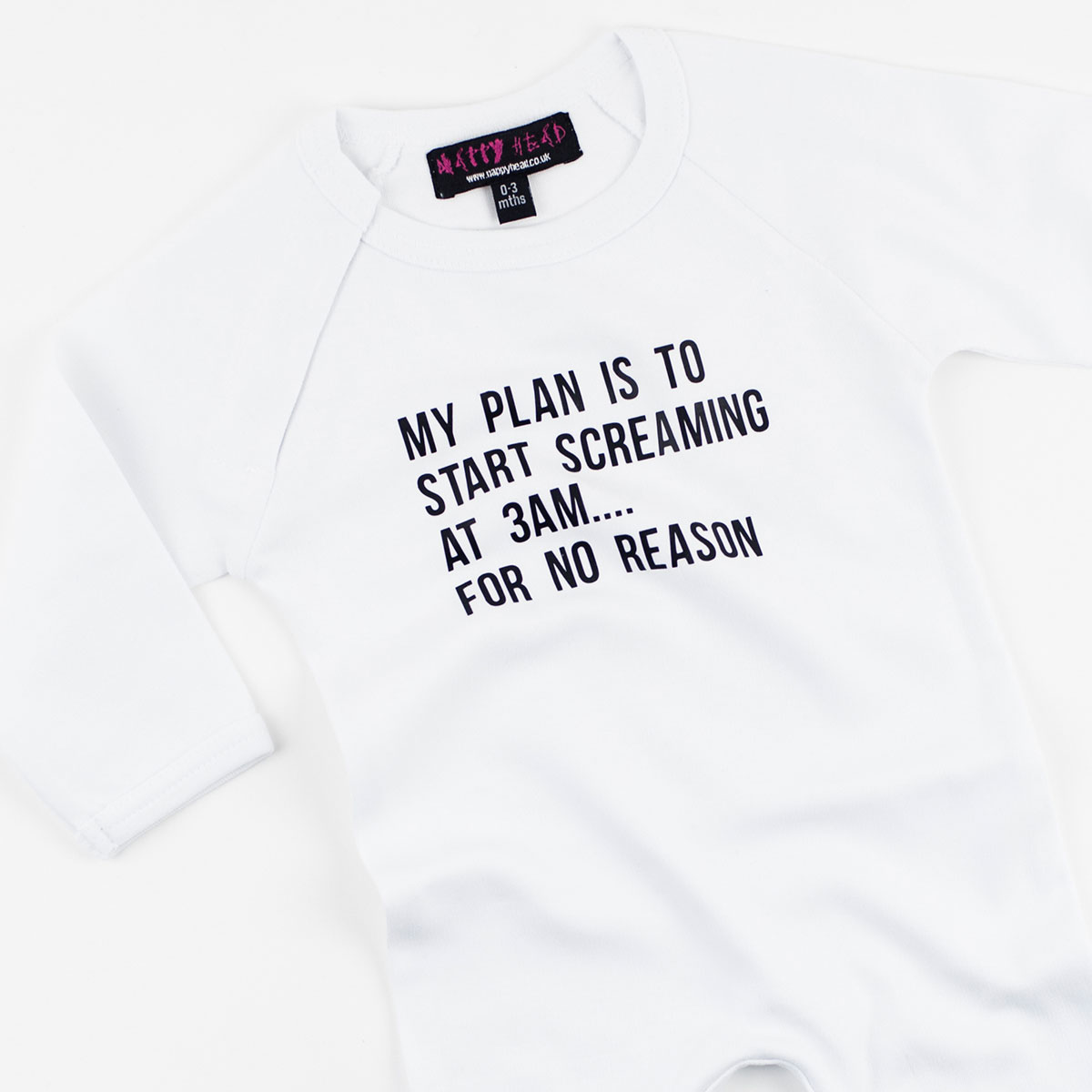 Funny Slogan Babygrow l Slogan Baby Clothes l 